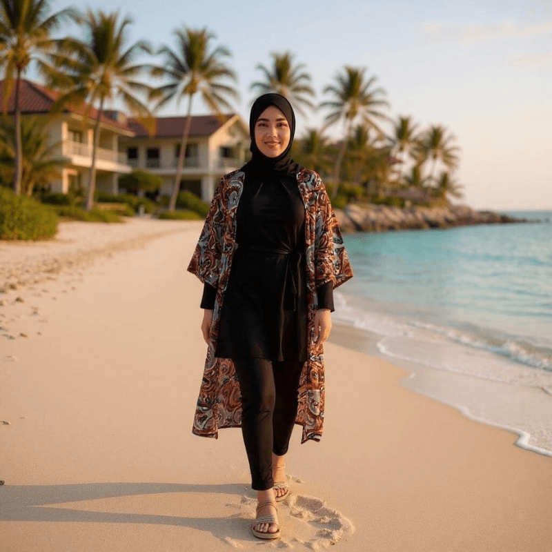 Burkini Chic – 4 Piece Stylish Set